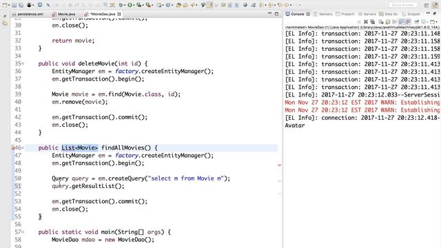 01010 JPA Tutorial Creating Entities Actors, Movies and Movie Library смотреть онлайн