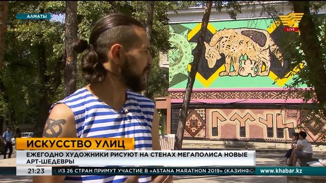 Ежегодно художники рисуют на стенах мегаполиса новые арт-объекты смотреть онлайн