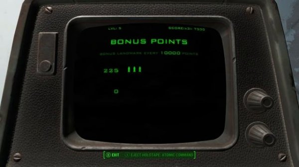 Atomic Command (Missile Command) Retro Game in Fallout 4 Gameplay