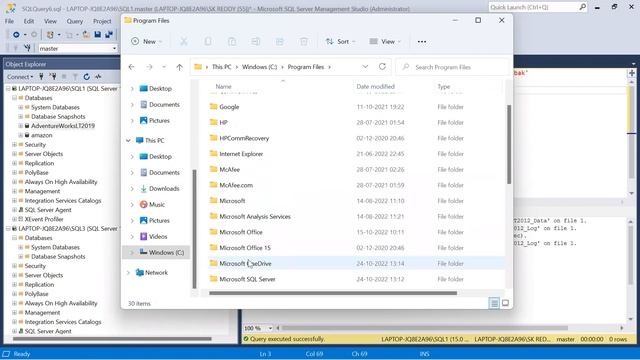Database mirroring configuration in SQL Server смотреть онлайн