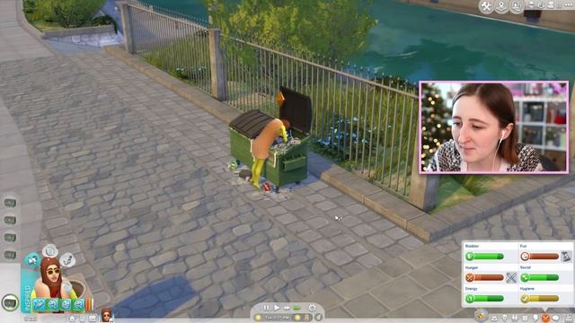 How long can my Sim survive with just a dumpster? смотреть онлайн