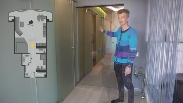 ОБЗОР квартиры 78м2 / ЖК "Дом на Большеохтинском 9" смотреть онлайн
