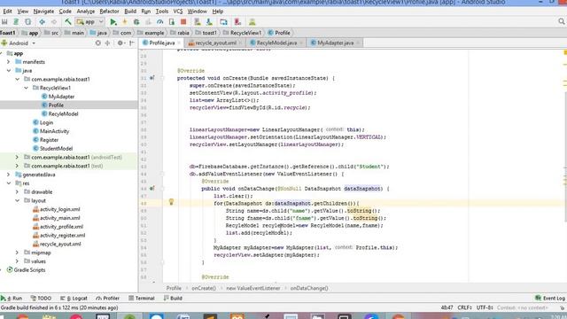 5 How to retrieve data from firebase and show in recyclerview смотреть онлайн