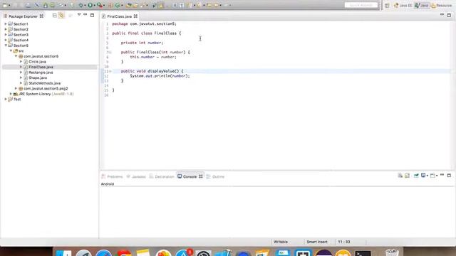 34 - Final Classes in Java смотреть онлайн