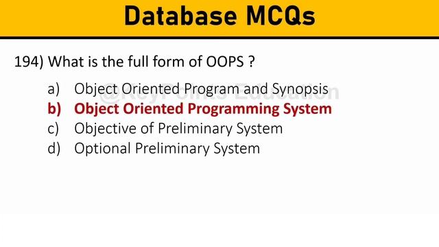 Top 100 Database MCQs Questions with Answers | DBMS MCQ смотреть онлайн