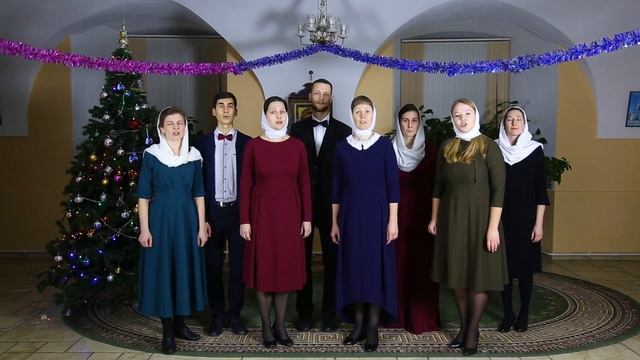 Поздравление с Рождеством Христовым от смешанного хора Минской духовной семинарии смотреть онлайн