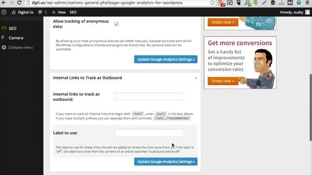 How To Add Google Analytics Tracking ID to your Wordpress.org Blog - part 2 смотреть онлайн