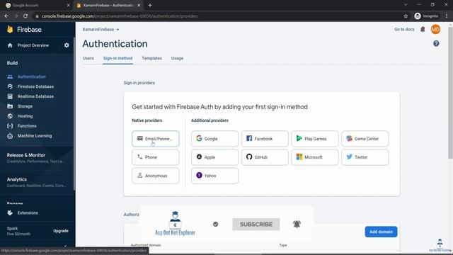 How to Enable Firebase Authentication with Email Password in Firebase Console смотреть онлайн