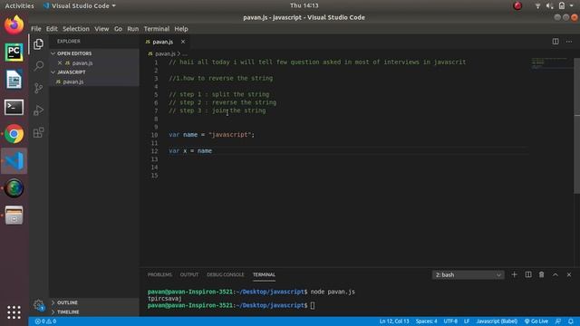 reverse string java script смотреть онлайн