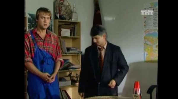 Наша Раша. Дулин и Михалыч - Дулин сделал стол (приезд комиссии)