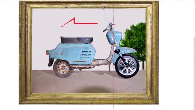 Превращение Мотороллера Вятка ЭЛЕКТРОН в HONDA VyatkuS. Делаем из Вятки мощный и стильный ZOOMер ! смотреть онлайн