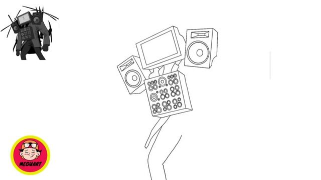 How to Draw TITAN TVMAN Step By Step #drawing смотреть онлайн