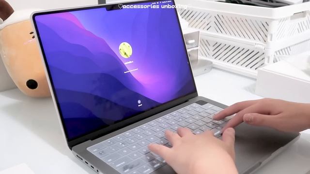 macbook pro 14" 2021 m1 unboxing ♡₊˚•. ? + set up, accessories & customizing ! (ft. DIVOOM) смотреть онлайн