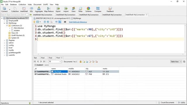 12- Query | Show Documents using OR & AND Conditions in MongoDB | MongoDB Tutorial in Hindi смотреть онлайн