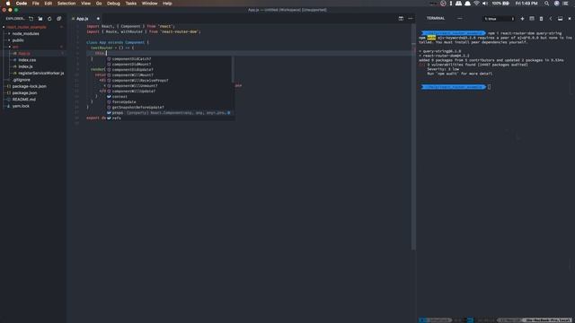 React Router Params Example смотреть онлайн