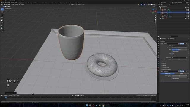 Пончик в Blender 3.6 - уроки для начинающих и не только в 2023 смотреть онлайн