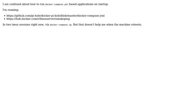 Docker compose init? смотреть онлайн