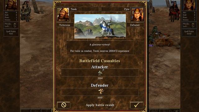 Heroes III Goblins vs Imps 99999 of each unit смотреть онлайн