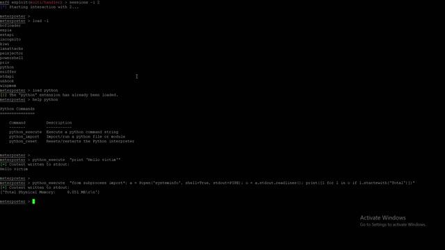 شرح عن #python #extension بداخل #meterpreter || How To Use Python Extension From Meterpreter смотреть онлайн