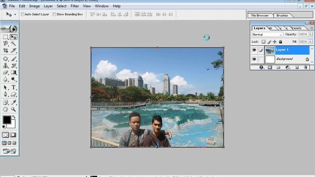 Tutorial Technic Masking di Adobe Photoshop CS7 смотреть онлайн