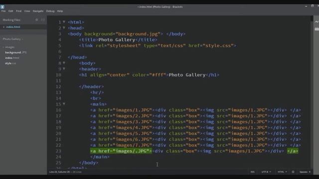 How to Create Photo-Gallery in HTML and CSS | Photo Gallery in HTML and CSS | Using HTML and CSS смотреть онлайн