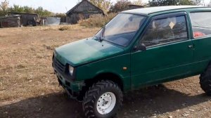 Ока внедорожник с колёсами от квадроцикла. Лифт 10 см