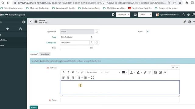 How to show hyperlinks or URL in catalog Item variable in ServiceNow смотреть онлайн