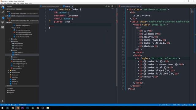 ASP.NET Core + Angular Dashboard | 08 | Latest Orders Table смотреть онлайн