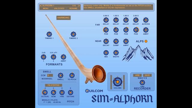 Quilcom SIM-ALPHORN смотреть онлайн