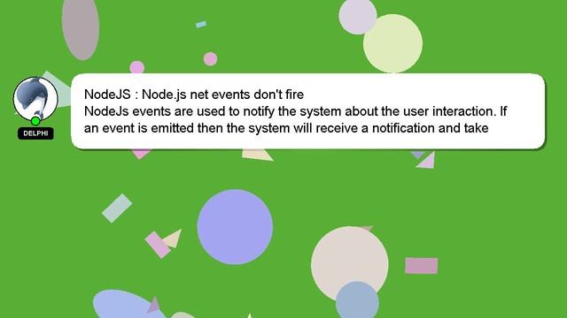 NodeJS : Node.js net events don't fire смотреть онлайн