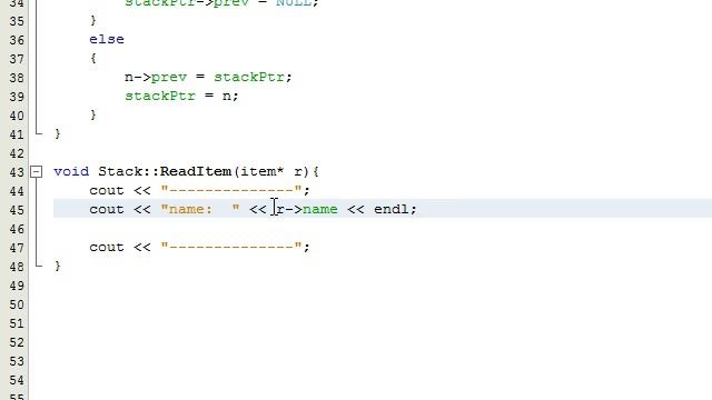 How to Create a Stack Class Project - (Part 6) - Defining the ReadItem Function смотреть онлайн