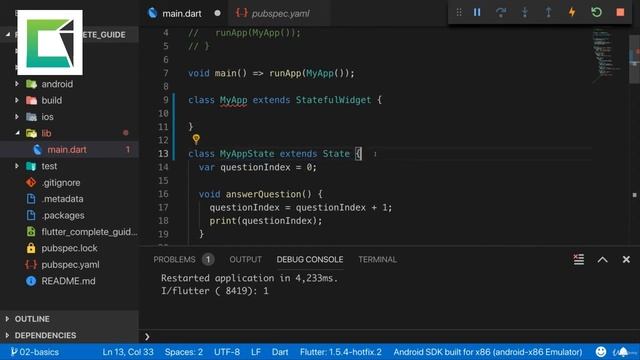 Tutorial #23 - Updating Correctly with Stateful Widgets(Flutter App Development Tutorials) смотреть онлайн