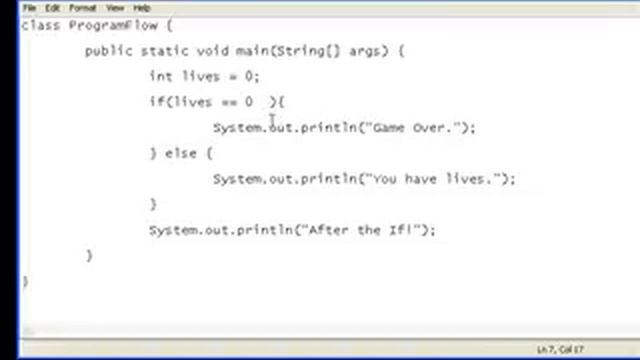 Java Video Tutorial 4: If Statements смотреть онлайн