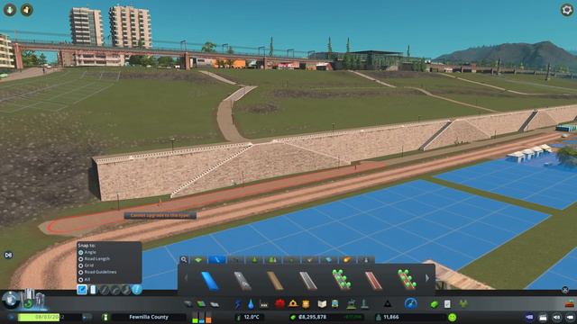 Creating Layers in a Small Town Waterfront in Vanilla Cities Skylines! смотреть онлайн