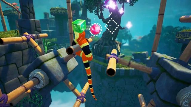 Snake Pass 100% Guide - Level 8 (Fumbling Falls) смотреть онлайн