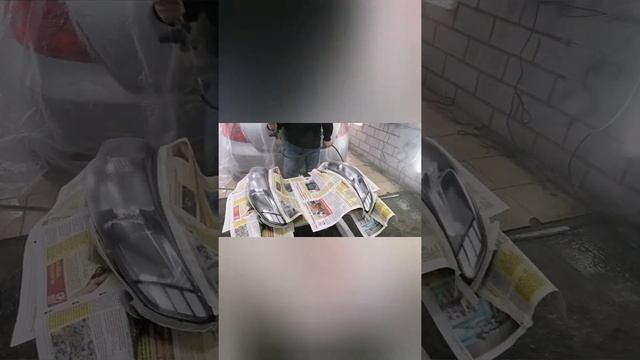 Готовим Фары под лак Kia. смотреть онлайн