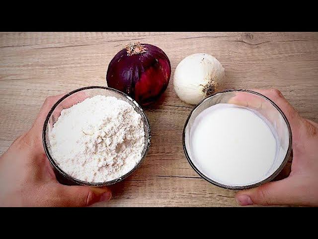 Стакан МУКИ, КЕФИР И ЛУКОВИЦА! Целая гора вкуснятины Вам обеспечена смотреть онлайн