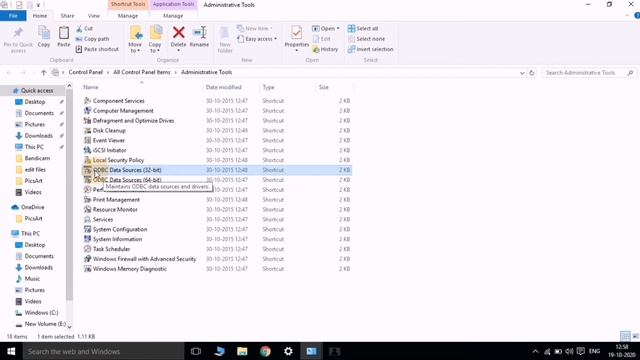 OSBC data sources connection in 32 and 64-bit server in windows 7/8/10 смотреть онлайн