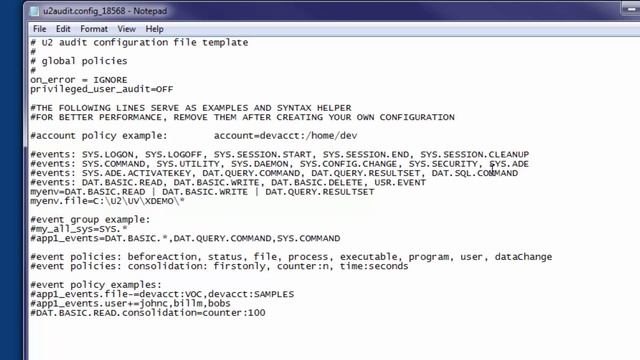 U2 Audit Logging смотреть онлайн