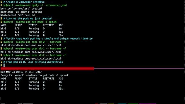 KubeCon: StatefulSet demo смотреть онлайн
