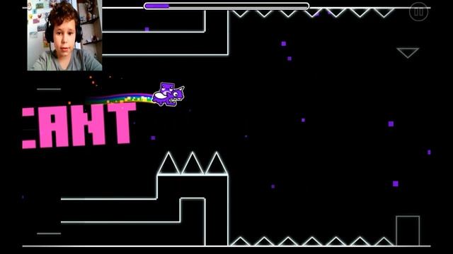 школьник бомбит! - Прохождение игры ,,GEOMETRY DASH,, смотреть онлайн