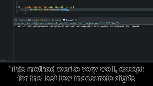Generating One Million Digits of Pi: Gauss-Legendre смотреть онлайн