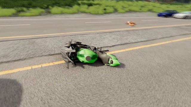 Motorbike Crashes #25 - BeamNG DRIVE | SmashChan