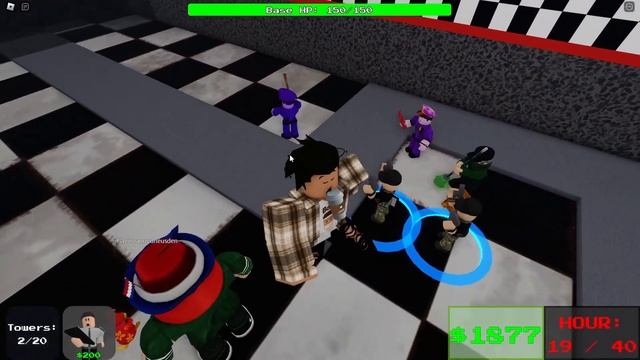 NEW Tower Defense Game - Freddy Fazbear's Tower Defense Roblox