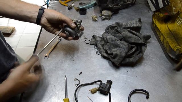 Honda Dio 27!Незаводиться!Заміна бензонасоса і чистка карбюратора!