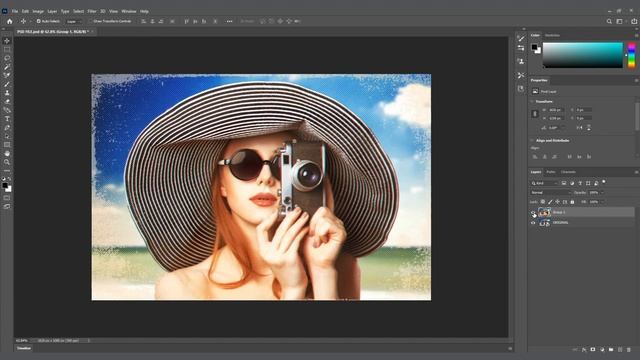 RETRO PHOTOSHOP EFFECT | Photoshop Tutorial смотреть онлайн