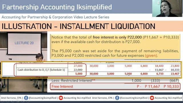 Lecture 20 - Installment Liquidation | Schedule of Safe Payments | Cash Priority Program смотреть онлайн