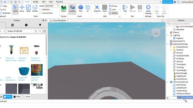 how to make tower of hell in roblox studio :) смотреть онлайн