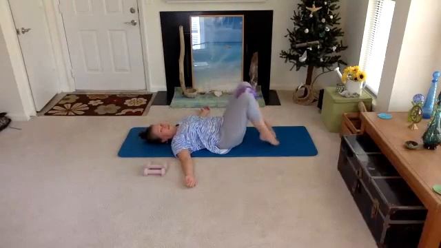 Ageless Pilates w/ Props Class (small ball & weights) 8.22.23 смотреть онлайн