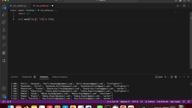 Read and Write CSV Files with Python смотреть онлайн